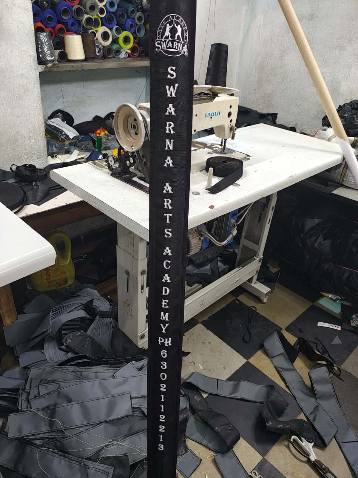 Branded webbing made by ABM Bags